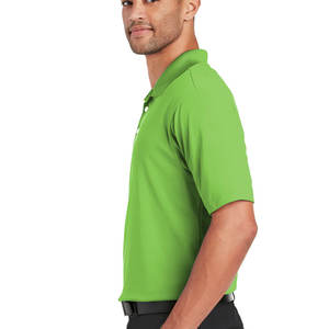 100% poliéster transpirable para hombre personalizado que absorbe la humedad camisa polo de manga corta - Product Image 6