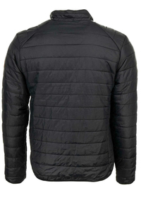 <b>Men's</b> Quilted Hooded Puffer Winter <b>Jacket</b> Cotton-Filled Windbreaker Front Zipper Pockets Waterproof Breathable Warm Winter - Product Image 6