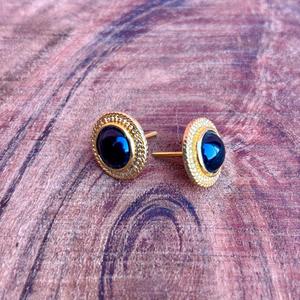 Elegant Black Onyx <b>Earrings</b> for Women Handmade Natural Semi-Precious Stone Jewelry with Gold Plating Fashion Jewelry - Product Image 4