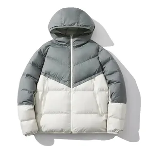 Toptan kış Custom made yeni erkek aşağı kabarcık balon ceket sıcak özel hafif açık Puffer Jaket erkekler için