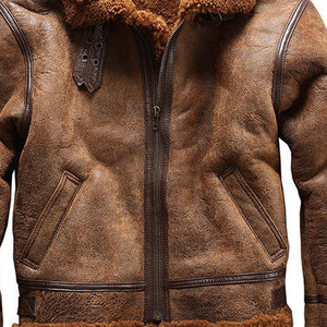 Chaquetas de Piel de Oveja para Hombre, Ropa de Invierno, Logotipo Frontal Personalizable, Transpirable y Ecológica, para Viajes y Uso Diario - Product Image 6