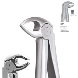 Pinzas ergonómicas manuales para extracción dental de molares inferiores, instrumento quirúrgico de acero inoxidable, World Precision Surgical CE - Product Image 4