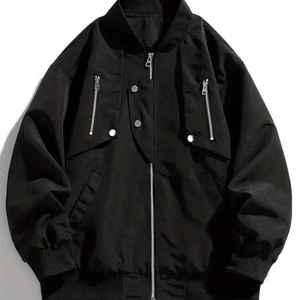 แจ็คเก็ตบอมเบอร์สำหรับผู้ชายขนาดใหญ่พิเศษแจ็คเก็ตบอมเบอร์ใหม่ล่าสุดน้ำหนักเบา - Product Image 1