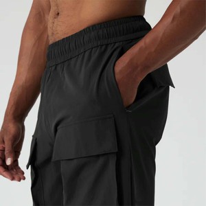 Pantalon de survêtement pour homme en tissu 100% coton et polaire, bas de vêtements de sport actifs, pantalon, best-seller, taille avec cordon de serrage intérieur - Product Image 3