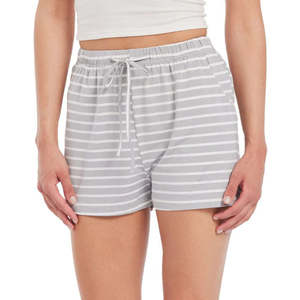 Pantalones Cortos Bermuda de Verano para Mujer, Algodón Suave, Estilo Casual, Cintura Elástica, Transpirables, Tinte Liso, Ecológicos, para Dormir - Product Image 5