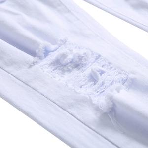 กางเกงยีนส์ขายาวทรงหลวมของผู้ชายกางเกงยีนส์มีรอยขาดทันสมัยคุณภาพสูงออกแบบได้ตามต้องการ - Product Image 6