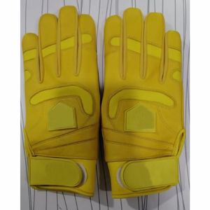 Guantes de Béisbol de Cuero al por Mayor, Guantes Deportivos Acolchados para Hombres, Mujeres y Jóvenes, Guantes de Entrenamiento Ajustables - Product Image 2