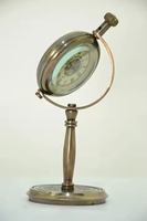 Reloj de pie náutico de latón Art Deco de H.M.A Handicrafts, movimiento de cuarzo silencioso, fácil de leer, para decoración del hogar, oficina, cabaña, boda