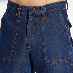 Ensemble de costume en denim décontracté pour homme, 100 % coton tissé, col rabattu, service OEM/ODM personnalisé haute performance - Product Image 6