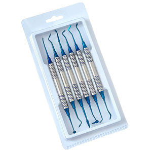 GERMAN Dental Composite Filling Instrument Blue Titanium Coated <b>Restorative</b> Kit BY Farhan Products & Co - Product Image 1