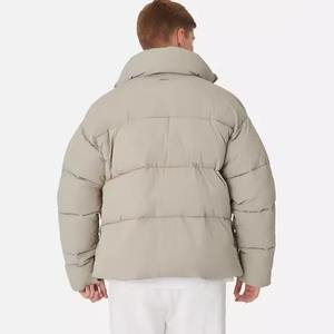 Unisex <b>Lightweight</b> Insulated Quilted <b>Puffer</b> <b>Jacket</b> Winter Warm High Stand Collar Coat for Men <b>Women</b> Formal Style OEM Orders - Product Image 2