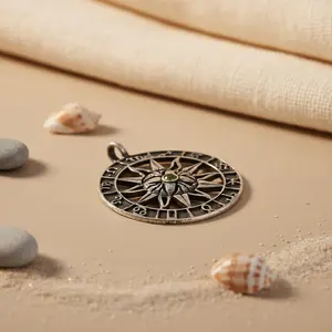 จี้เงินแท้ 925 รูปจักรราศี ประดับพลอย เครื่องประดับโหราศาสตร์ (ชุบทอง 14k ประดับเพชร ชุบโรเดียม) - Product Image 2