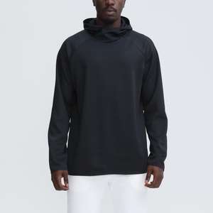 .เสื้อสวมหัวมีฮู้ดแบบลำลองสำหรับผู้ชายผ้าฝ้ายน้ำหนักเบาสวมใส่สบายเหมาะสำหรับสวมใส่ทุกวันและกิจกรรมกลางแจ้ง - Product Image 2