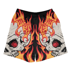 High Street Hommes Gym Shorts Logo Personnalisé 100% Polyester Jogger Sweat Shorts Taille Élastique pour Sports D'été Natation Plage Utiliser Maille - Product Image 2