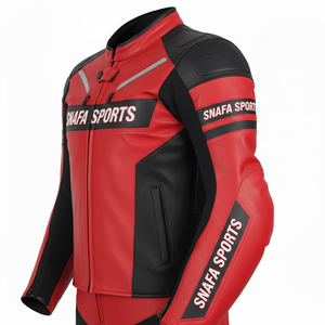 ชุดแข่งรถมอเตอร์ไซค์หนังคุณภาพสูง ชุดแข่งรถมอเตอร์ไซค์คุณภาพพรีเมียมใหม่สำหรับผู้ชาย - Product Image 5