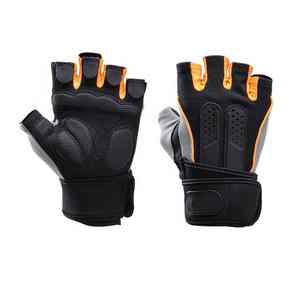 Guantes de fitness de gimnasio antideslizantes de material suave Guantes de levantamiento de pesas de cuero de uso entrenamiento personalizado Servicio OEM Guantes de fitness de gimnasio - Product Image 6