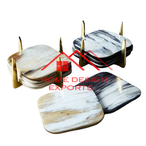 Latest Design Italian Texture <b>Marble</b> Customize Design <b>Coasters</b> High Selling Latest Design <b>Marble</b> <b>Coaster</b> for Home Bar Kitchen - Product Image 3