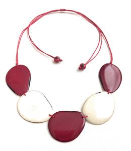 Collar de cuentas de resina con aspecto atractivo para mujer en fiesta para fiestas de boda, compromiso, fiestas de Navidad y ropa de oficina - Product Image 2