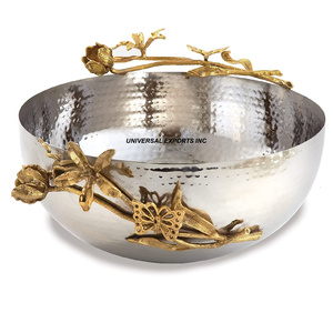 ชามช็อกโกแลตทรงกลมสีเงินแบบตอกลาย ดีไซน์สวยหรู คลาสสิก ทันสมัย ชามช็อกโกแลตแบบใหม่ - Product Image 1
