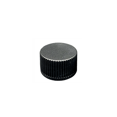 24mm Plastic Flat Cap Durable Ribbed Secure Closure Design