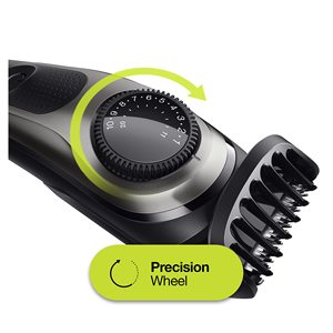 Tondeuse à barbe sans fil rechargeable pour hommes, ensemble de 10 pièces, tondeuse de précision pour barbe, tondeuse à cheveux en acier inoxydable - Product Image 1