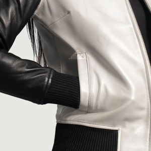 Chaquetas de motociclista de cuero genuino de calidad superior para mujer con estilo, prendas de vestir exteriores personalizadas para invierno, Otoño, transpirables - Product Image 5