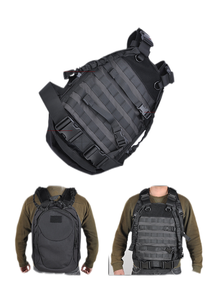 حقيبة ظهر وسترة تكتيكية متعددة الاستخدامات, حقيبة ظهر وسترة تكتيكية ثنائية الغرض ، حقيبة ظهر سريعة التحرير - Product Image 6
