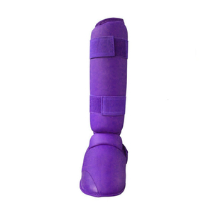 2025 nuevo diseño personalizado espinilleras profesionales Color sólido boxeo espinilleras precio al por mayor protección deportiva para adultos - Product Image 4