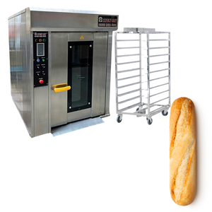 High Productivity Built-In Ovens Pe & Wooden Pallet <b>8</b>-Trays Rotary Oven With Altuntop Trolley Electric Oven for Baking Vietnam - Product Image 1