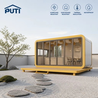 Cabane Jaune Pomme 20 pieds, Salle de Lecture pour Enfants, Maison Préfabriquée Résistante aux Tremblements de Terre pour Usage Scolaire
