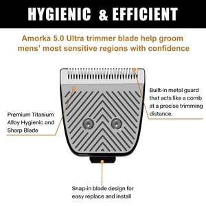 Cuchilla de Cerámica Higiénica con Protector Metálico, Cuchillas de Repuesto para Recortadoras y Cortadoras de Cabello - Product Image 5