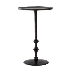 Luxury Aluminium <b>Side</b> <b>Table</b> With Antique Brass Finishing Round Accent <b>Sofa</b> End <b>Table</b> for Indoor Use - Product Image 4