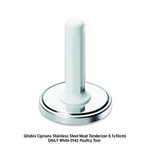 Attendrisseur à viande en acier inoxydable Ghidini Cipriano (8,1x10cm) DAILY Blanc 0142 Outil pour volailles - Product Image 2