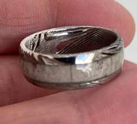 Fabricant de Couteaux à Bande en Bois de Cerf Faits Main, Personnalisés, DIY, OEM, de Haute Qualité, en Acier Damas Inoxydable Forgé, Mokume Gane