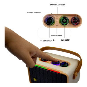 Bluetooth <b>Speaker</b> With FM/AM <b>Microphone</b> - Color Surtido - Product Image 6