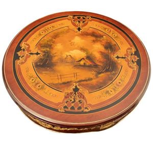 Mesa de Entrada Clásica de Lujo Pintada a Mano en Latón y Madera - Product Image 3