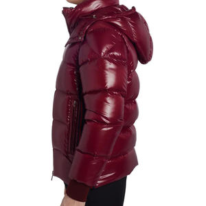 Chaqueta Acolchada de Invierno para Hombre, Estilo Urbano, con Capucha y Cuello Alto, Tejido Personalizado, Cortavientos, en Talla - Product Image 3