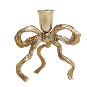 Dernier modèle Bougeoir en métal finition or avec feuille Bougie votive Prix très bas Bougie votive Décoration intérieure - Product Image 2