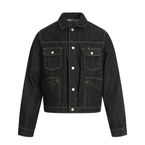 Vintage Men's Motorbike Denim Jacket Retro Biker Motorcycle Denim Outerwear Windproof Casual Slim Fit Cowboy Cotton <b>Coat</b> Men - Product Image 1