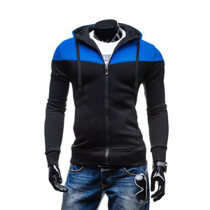 Nouveaux hommes Patchwork décontracté automne à capuche sport manteaux hauts sweat vêtements d'extérieur grande taille hommes sweats à capuche et sweat-shirts - Product Image 4