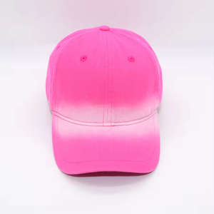 Gorras de béisbol personalizadas de secado rápido de gama alta de algodón puro con logotipo personalizado OEM, Gorra lisa ajustable sin construir de lona de 5 paneles - Product Image 5