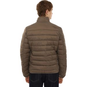 Nuovo arrivo piumino leggero <span class=keywords><strong>da</strong></span> <span class=keywords><strong>uomo</strong></span> personalizzato completo materiale impermeabile con motivo a quadri antivento <span class=keywords><strong>visone</strong></span> scuro - Product Image 2