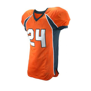 Wholesale Customized Digital Print American Football Jersey Oversized College Training Uniform Sets for Adults Plus Size Front - Product Image 2