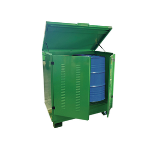 Carvel 1350x1260x1540mm tanque de recolección hermético cubierto para líquidos inflamables, 330lt - Product Image 1