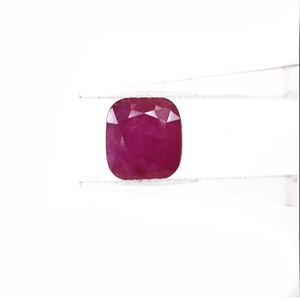 Pierre précieuse naturelle non traitée 4,61 carats Rubis du Mozambique Rouge taille coussin Pierre de lune arc-en-ciel Tanzanite Turquoise Opale Péridot Opale rose - Product Image 2