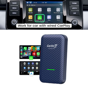 Kit Carlink Ota Upgrade avec double port USB, adaptateur filaire vers sans fil CarPlay Android Auto, Wifi, commande vocale, boîte AI pour Apple - Product Image 1