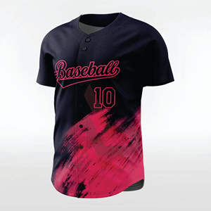 Camiseta de Béisbol Unisex de Alta Calidad, Transpirable, con Diseño de Logotipo Personalizado, Ropa Deportiva, Tallas Grandes, Antibacteriana, Nuevo, Servicio OEM ODM - Product Image 2