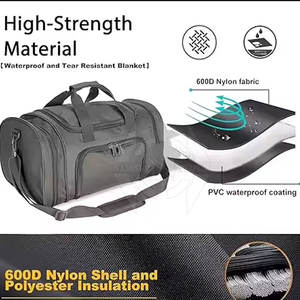 Bolsa Deportiva de Gran Capacidad (30-40L) para Uso en Exteriores, Impermeable, de Nailon, Fabricada en Pakistán, Marca NAMISSM INTERPRIZE NI-303, Alta Calidad y Personalizable - Product Image 3