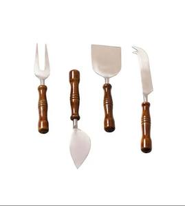 Brass Soda <b>Bar</b> Spoon With Embossed Ribbed Handmade Handle With Coconut Tree Shape Design <b>End</b> Spoon Set - Product Image 1