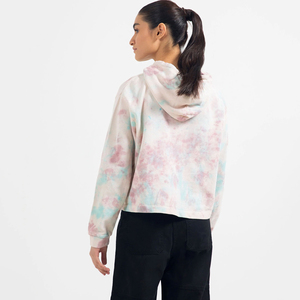 เสื้อฮู้ดผู้หญิงแบบสั่งทำ ราคาโรงงานขายส่ง ผ้าฟลีซ แห้งเร็ว เป็นมิตรกับสิ่งแวดล้อม สไตล์ไฮสตรีท พิมพ์ลาย ไหล่ตก สำหรับฤดูหนาว - Product Image 2